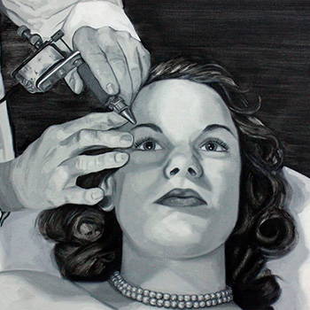 Eyebrow Tattoo - Óleo sobre lienzo 38x46cm