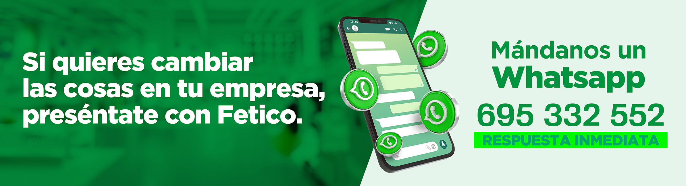 Si quieres cambiar las cosas en tu empresa, preséntate a Fetico